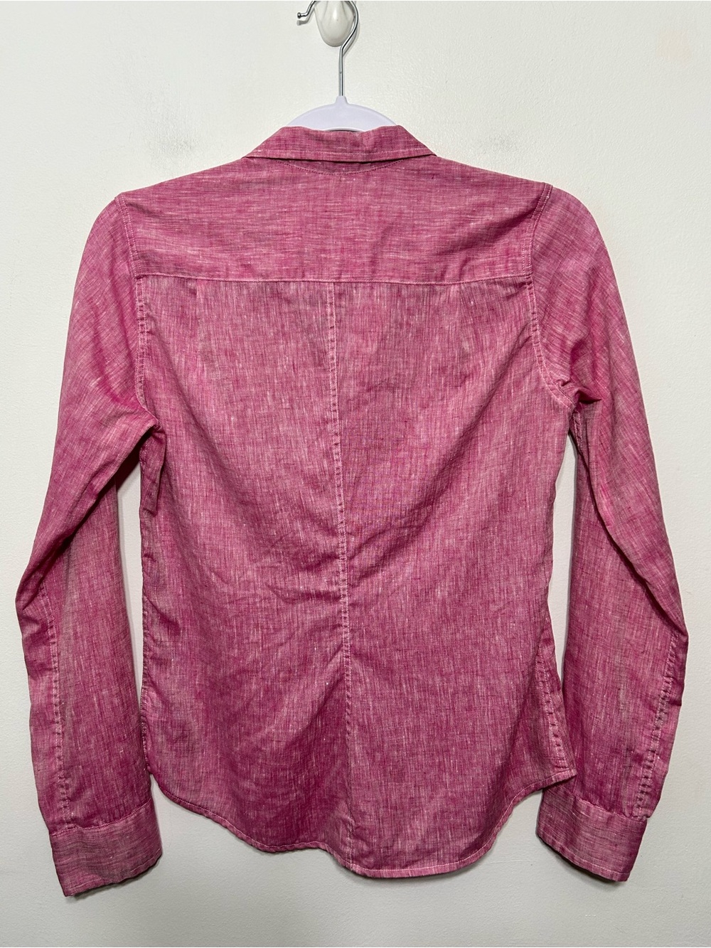 Frank and Eileen 100% Linen Barry Long Sleeve Button Up Shirt Womens Size XS - Picture 6 of 13